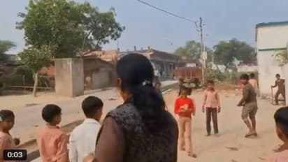 Children forced to carry bricks in Raebareli school
