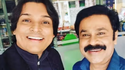 Rahul Easwar with Dileep