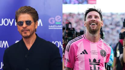 Shah Rukh Khan and Lionel Messi