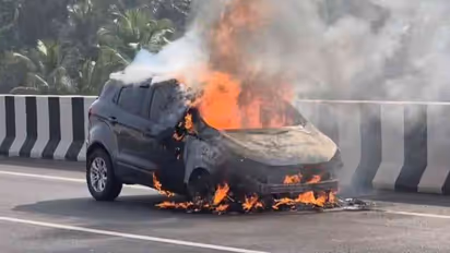 car catch fire