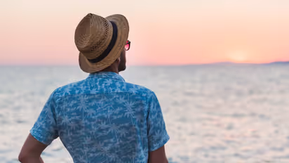 man, viral post, representative image