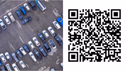 Car parking qr code