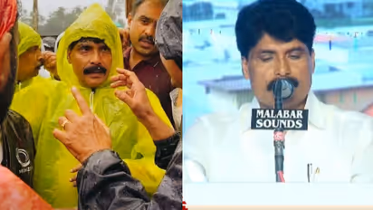 T Siddique at a political gathering in Wayanad context