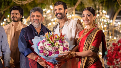DK Shivakumar at Rashmika Mandanna Marriage