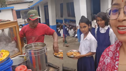 mid day meal pani puri after LPG shortage