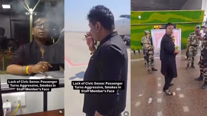 Bengaluru Airport Runway smoking