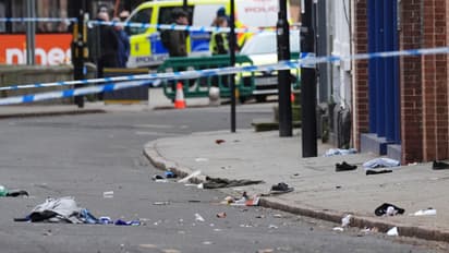 seven people hit by car in Derby