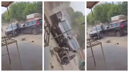 Crash SUVs Into Each Other