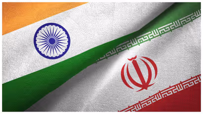 India and Iran flag