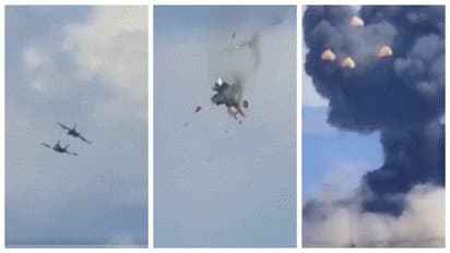 US EA 18G Growlers Crashed,