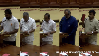 Kerala MLAs swearing 