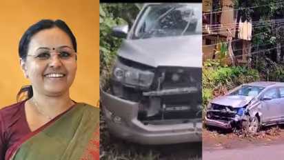 Veena george car accident