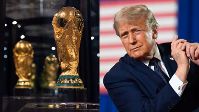 World cup trophy, Donald Trump
