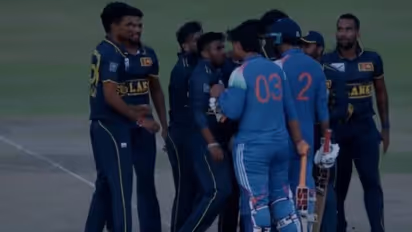 Vaibhav Sooryavanshi Clashes with SL Player