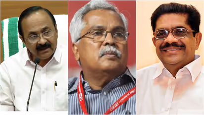v d satheesan binoy viswom v m sudheeran