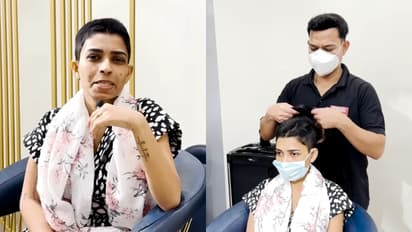 renu sudhi wears a wig and explains the reason behind it during her cancer treatment