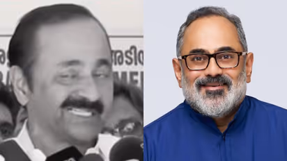 Rajeev Chandrasekhar against VD satheesan