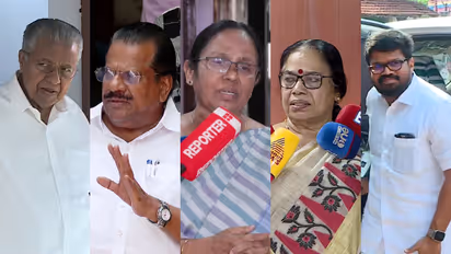 pinarayi, jayarajan, shylaja, sreemathy, ragesh