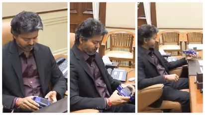 Vijay with Toy Car