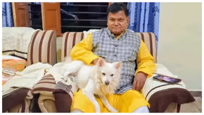 Pet dog Duggu and his master