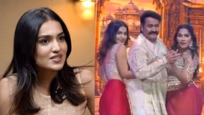 Saniya Iyappan shares the dancing experience with mohanlal at stage show in germany