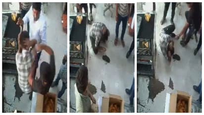 Youths beat up shop worker