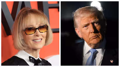 E Jean Carroll and Donald Trump
