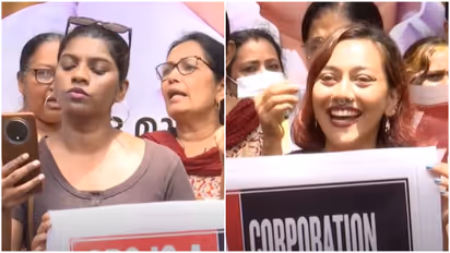 animal lovers protest in tvm corporation