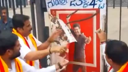 jana nayagan shows cancelled in karnataka after protests took place in front of theatres