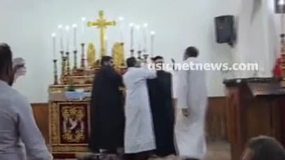 church dispute clash