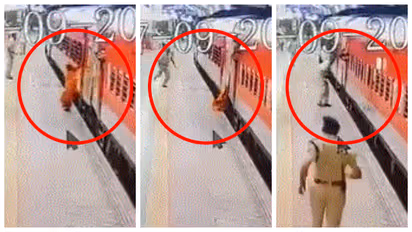 Woman falls Under Moving Prayagraj Express