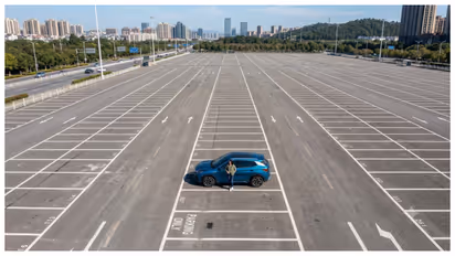 196 parking spaces