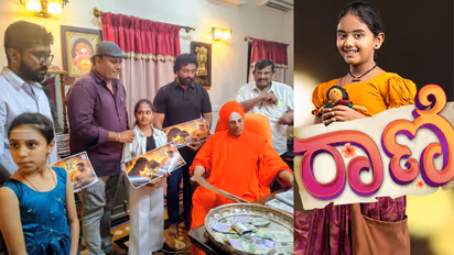 Dhanvi acting Shabari movie met siddaganga swamiji