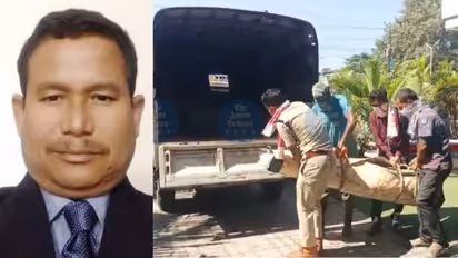 DSP Khargeswar Rabha Dead body