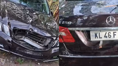 Cheranelloor benz car Accident