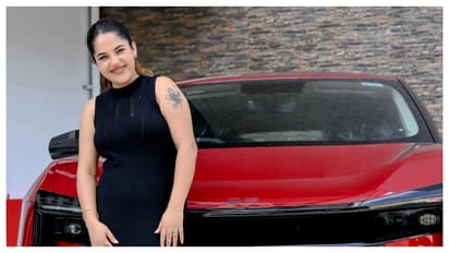 amrutha nair shares her joy after purchased her new be 6 car