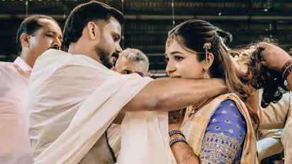 amrutha nair shares her wedding pics