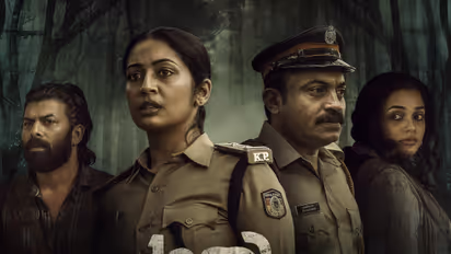 Pathiratri first look poster