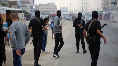 Hamas affiliated security forces have been deployed across Gaza