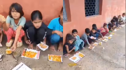 Mid day meal at school