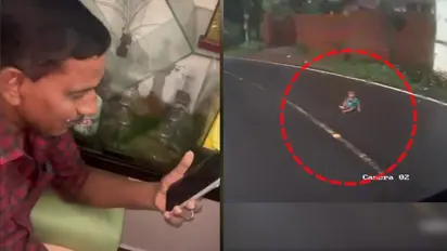 child in road