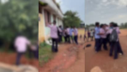 students clash