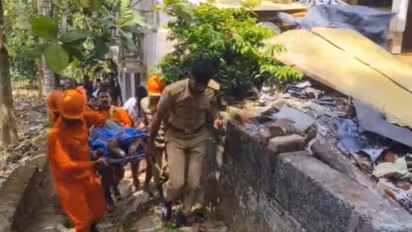 Elderly woman fell into well rescued