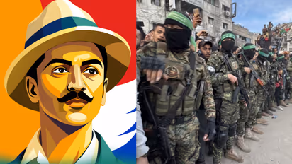 Bhagat Singh Hamas remark