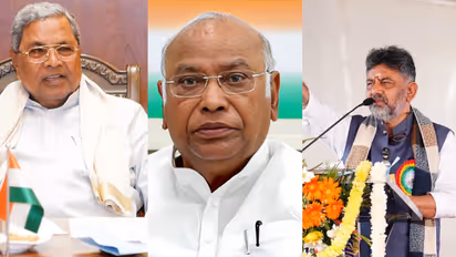 siddaramaiah DK Shivakumar Mallikarjun Kharge