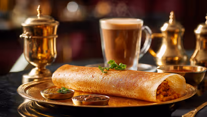 Masala Dosa with Tea
