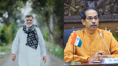 राजाभाऊ वाजे आणि उद्धव ठाकरे 