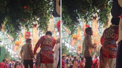 Anant-Radhika Wedding Ceremony Guest Dance on Gulabi Sadi Song