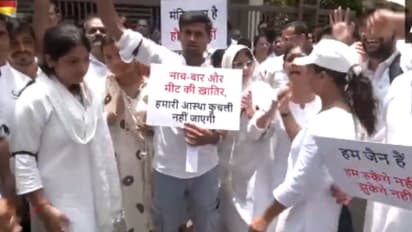 Mumbai Jain Temple Demolished Protest in Vile Parle