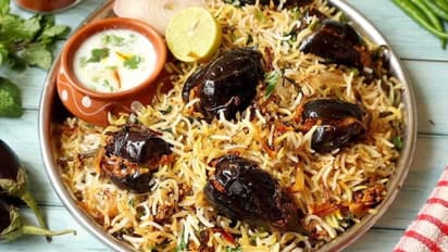 andhra special brinjal biryani